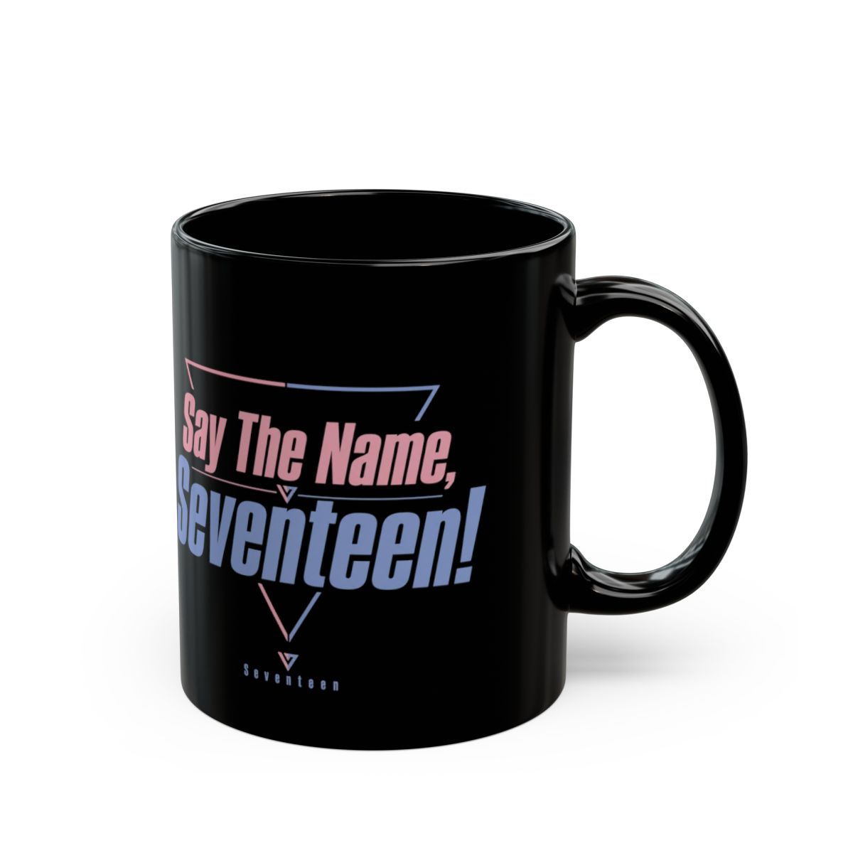 Seventeen "Say The Name, Seventeen!" Black Mug
