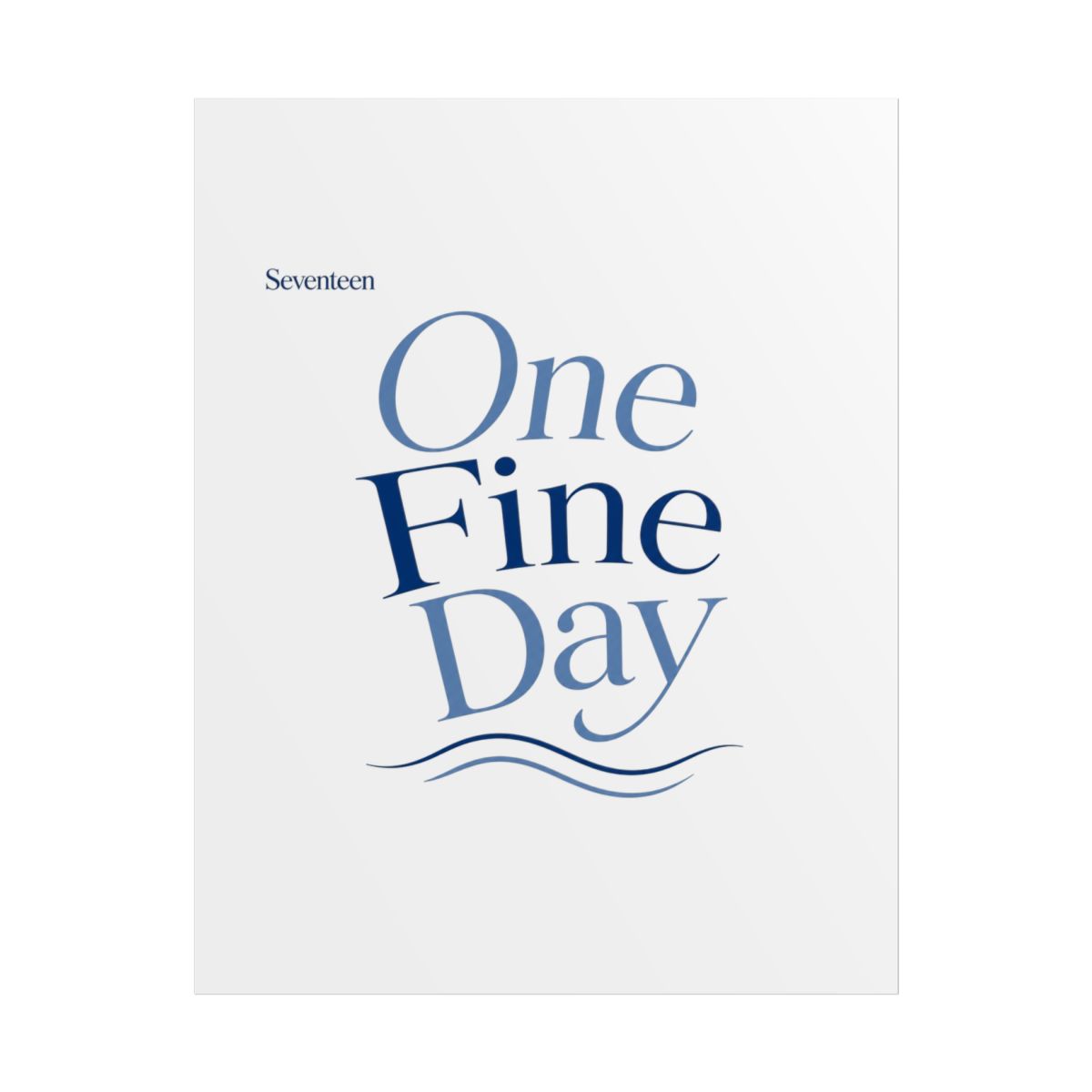 Seventeen "One Fine Day" Poster - alternate angle 1, merchandise