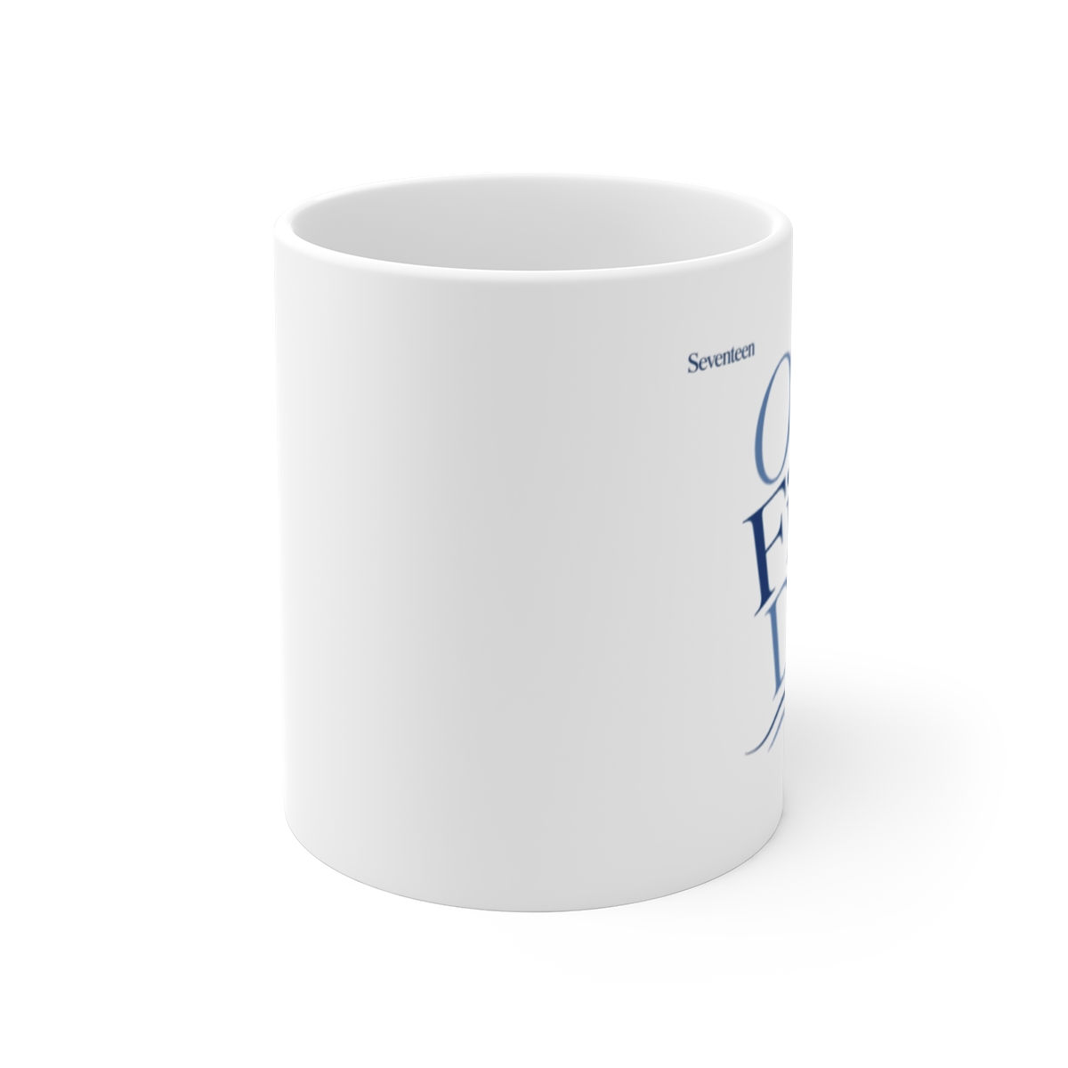 Seventeen "One Fine Day" White Mug - alternate angle 1, merchandise