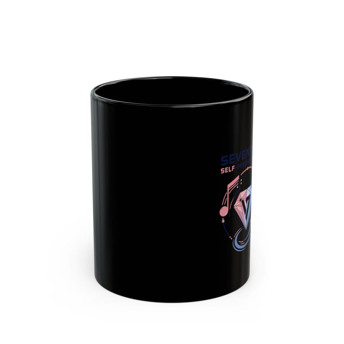 Seventeen "Seventeen: Self-Producing Idols" Black Mug - alternate angle 1, merchandise
