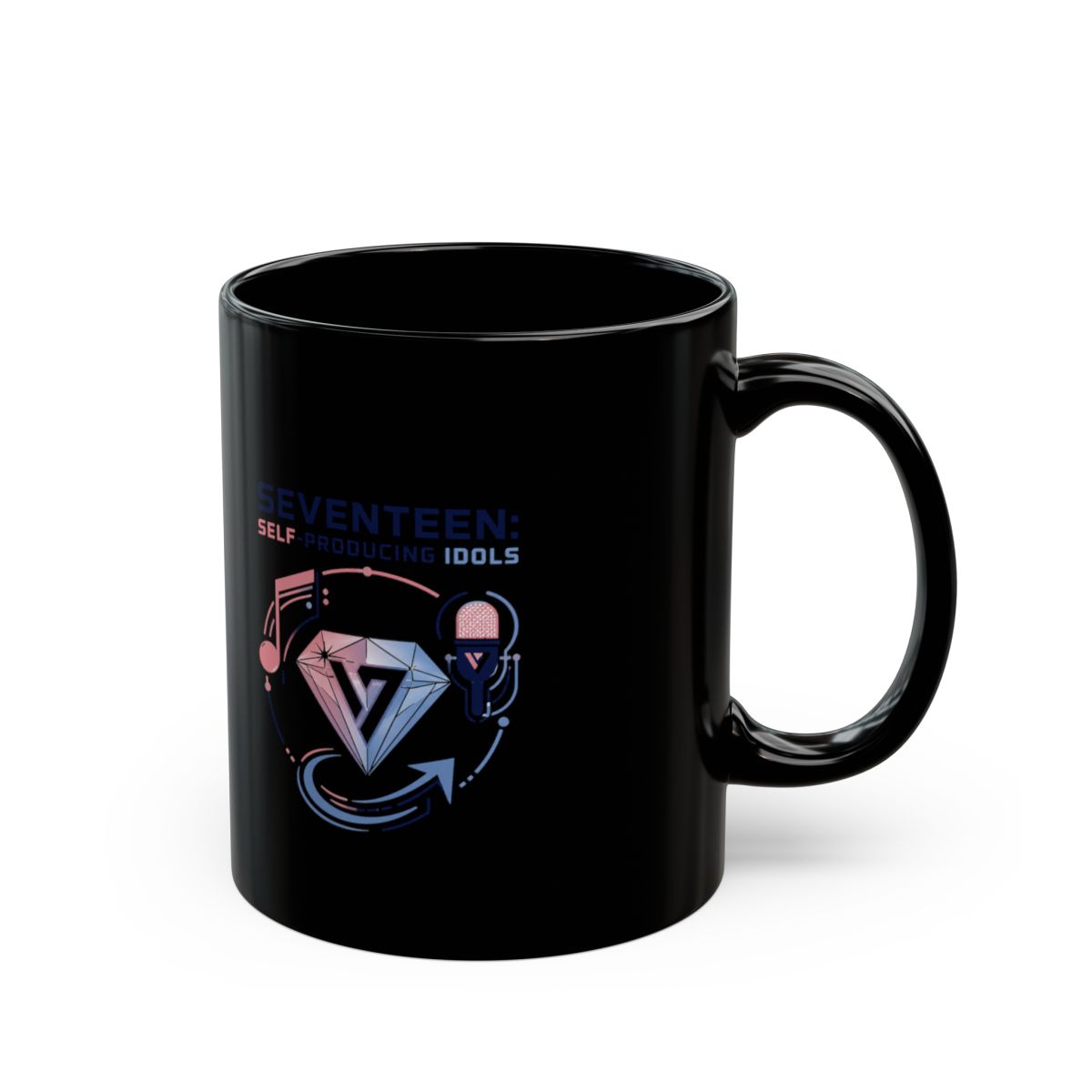 Seventeen "Seventeen: Self-Producing Idols" Black Mug