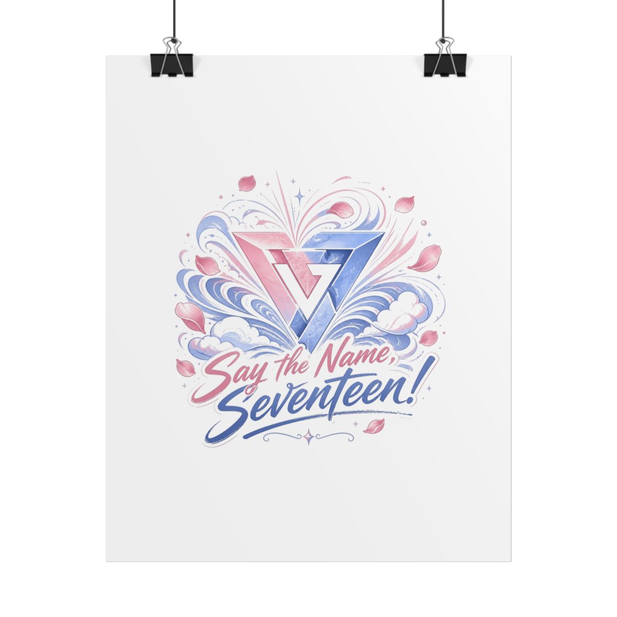 Seventeen "Say the Name, Seventeen!" Poster